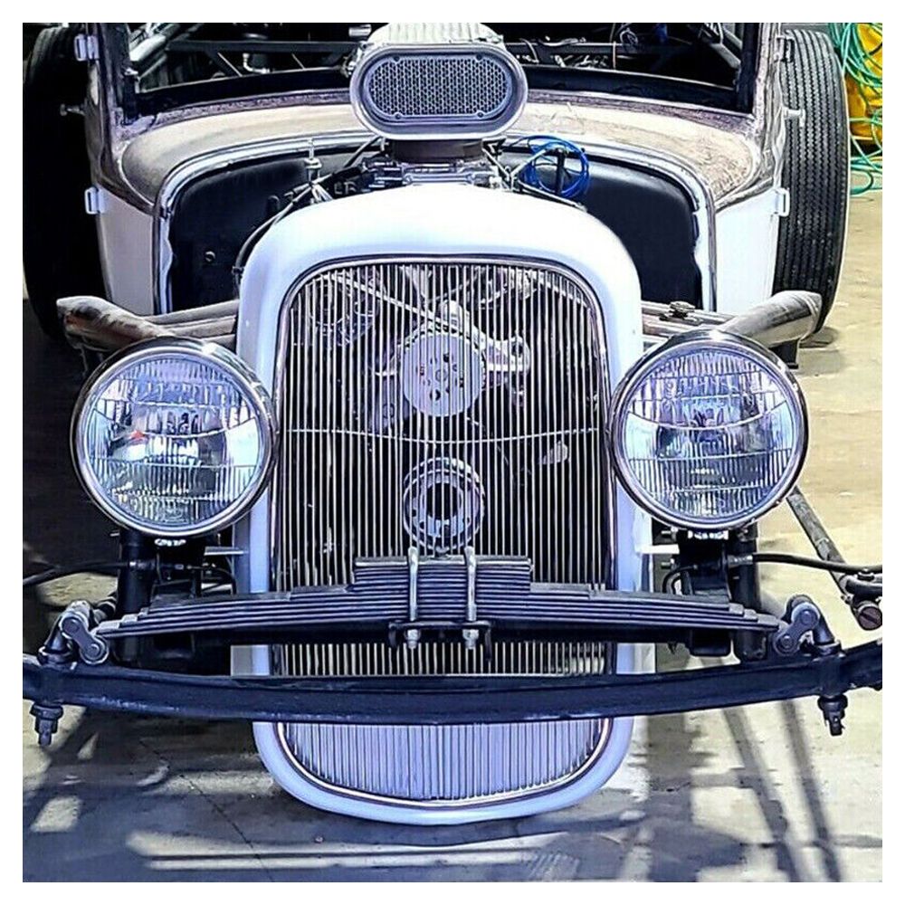 For 32 Model 18 BB/18 STAMPED STEEL FRONT GRILLE Shell+STAINLESS GRILL INSERT