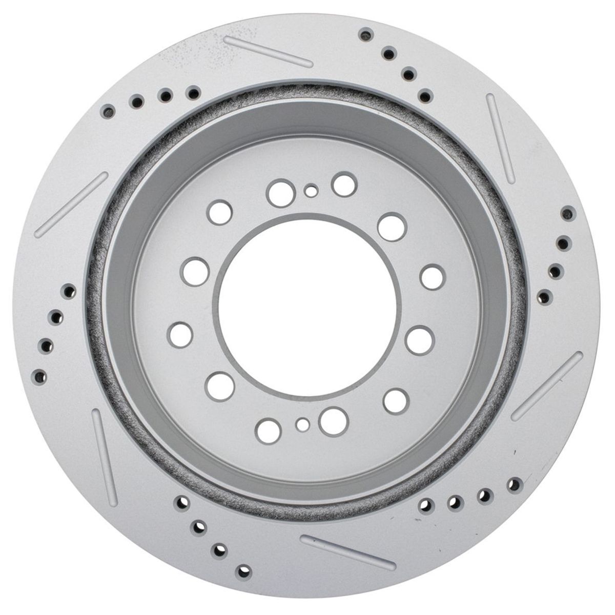 Disc Brake Rotor Drilled & Slotted Rear G-Coated