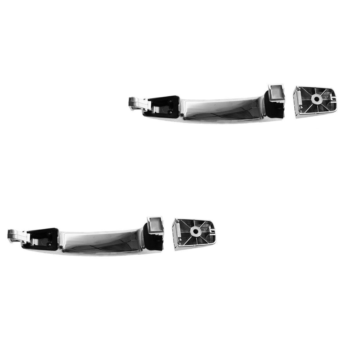 For 07-11 Aveo 12-15 Captiva Sport 08-10 Vue Door Handle Chrome Rear Set