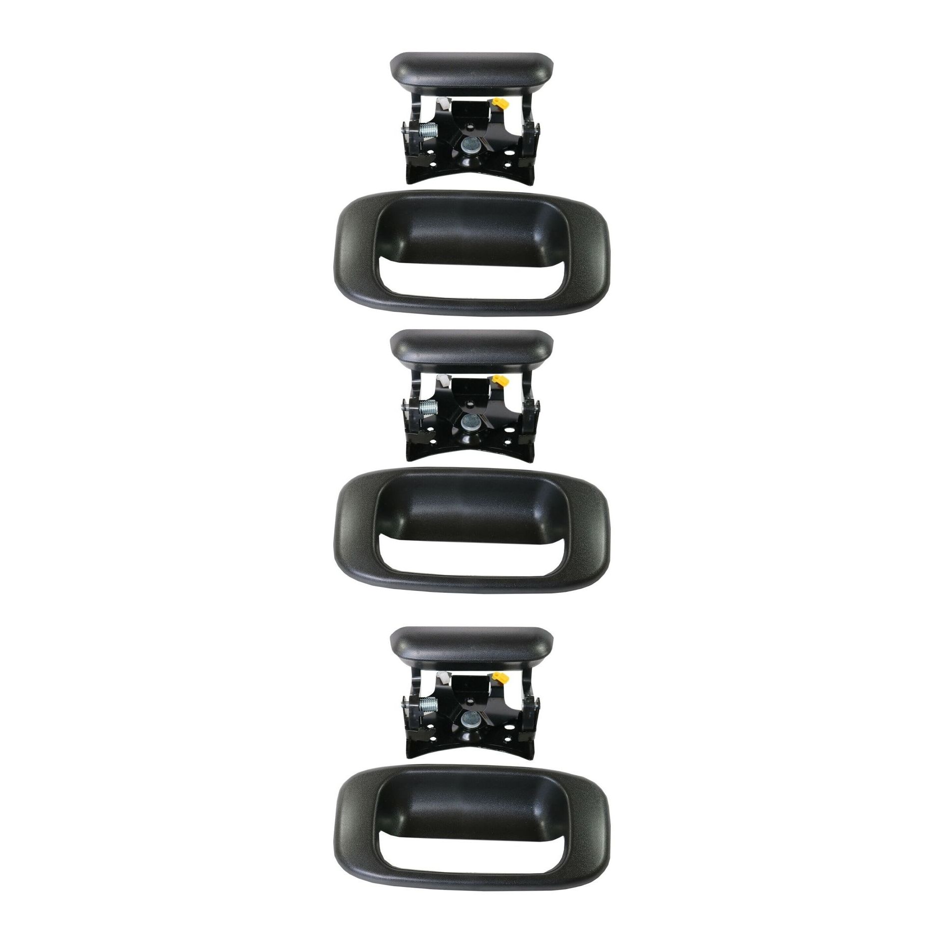 3 Sets Of - Tailgate Handle W/ Bezel & Clips For Classic H2 Sierra Silverado