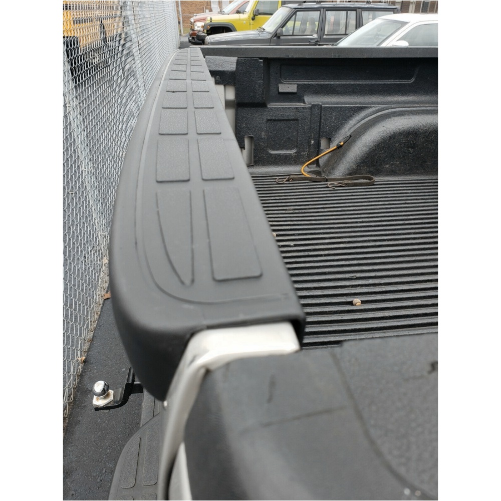 Tailgate Spoiler Cap Molding Top Protector For Classic Sierra Silverado Black