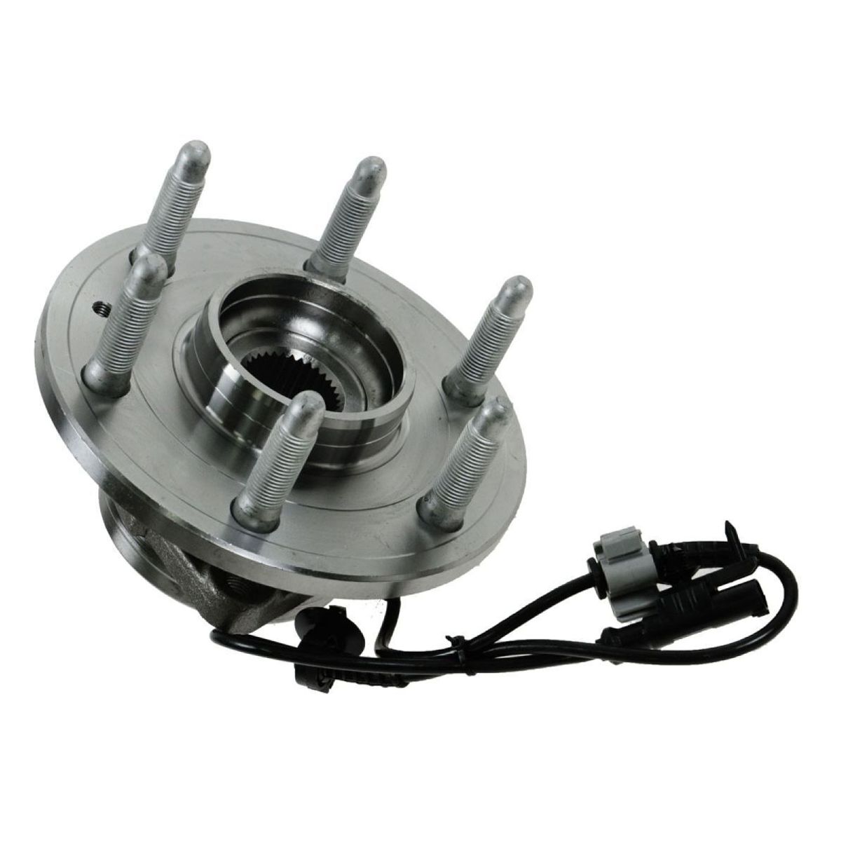 Front Performance Brake Rotor Ceramic Pad & Wheel Bearing Kit