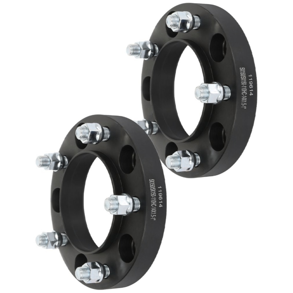 2 Pcs 1" 5x150 14x1.5 Studs Wheel Spacers For Toyota Tundra Sequoia