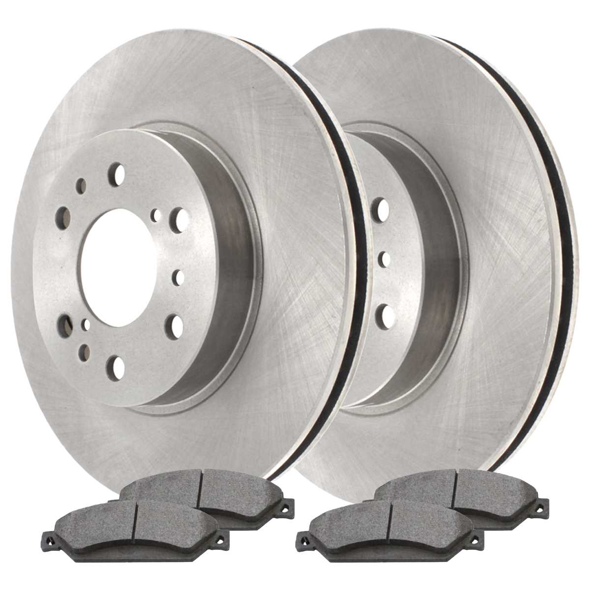 For 2005-2017 Sierra 1500 2008-2017 Silverado 1500 Front Rotors And Ceramic Pads