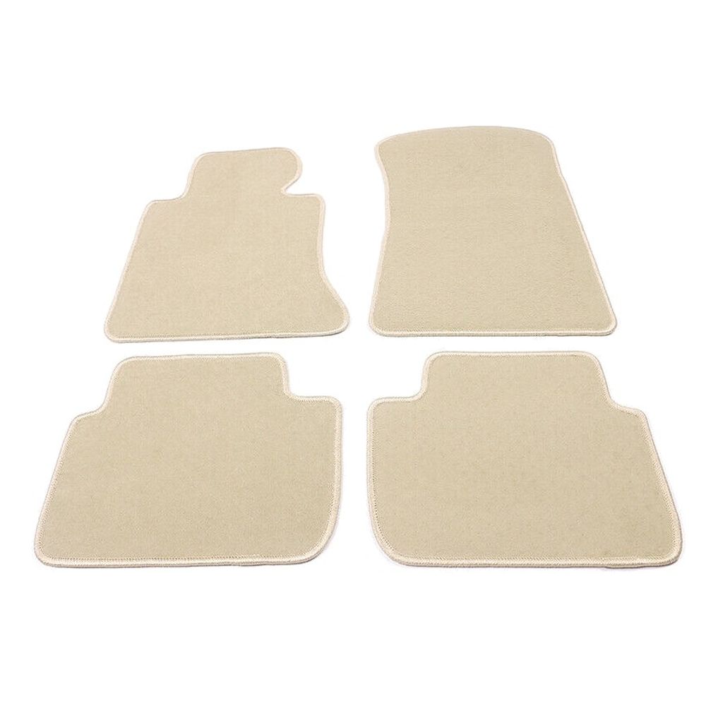 For 1998-1999 318is E46 3-Series Floor Mats Front Rear Nylon Beige Carpets 4PCS