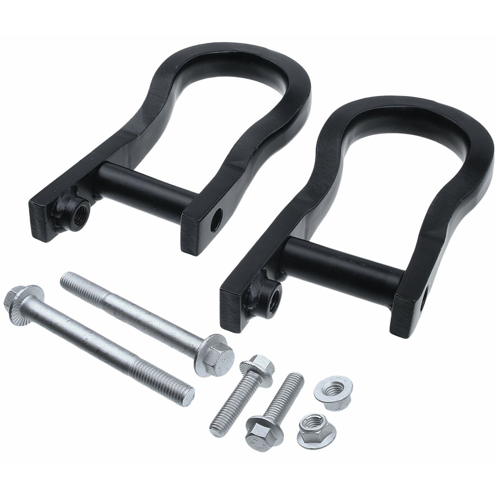 2Pcs Black Tow Hooks For Chevrolet GMC Silverado Sierra 1500 2007-2019 84072463