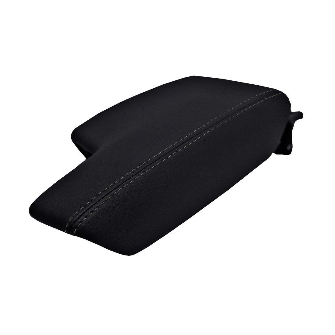 Center Console Lid Armrest Cover Leather For Subaru Impreza 2017-2020 Black