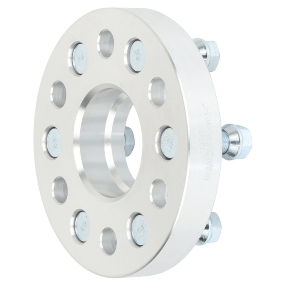 2-pcs 1" 6x120 14x1.5 Studs Wheel Spacers For Cadillac Chevrolet GMC Saab