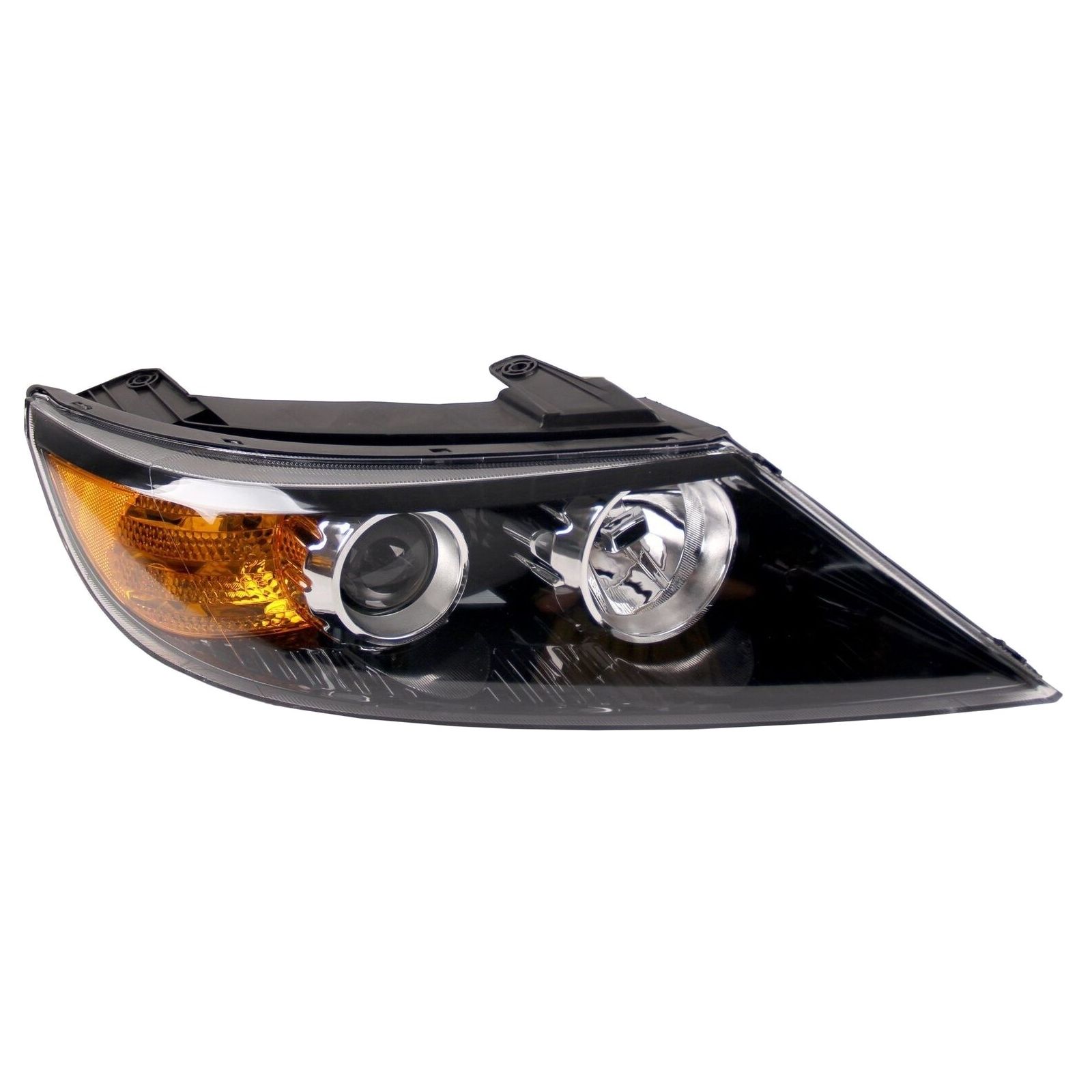 Headlight Assembly For 11-13 Sorento Sport Utility Right Clear Lens W/O Bulb