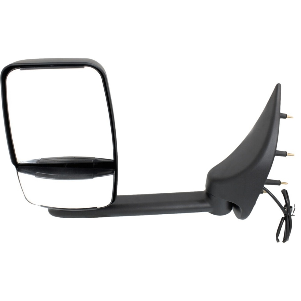 Power Towing Mirror For 02-14 Ford E-350 Super Duty Right Manual Fold Long Arm