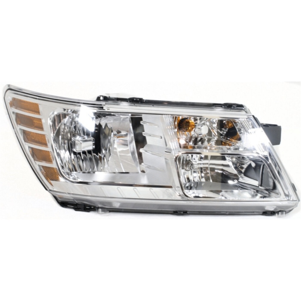 Headlight Set For 2009-2020 Journey Left And Right Chrome Housing 2Pc