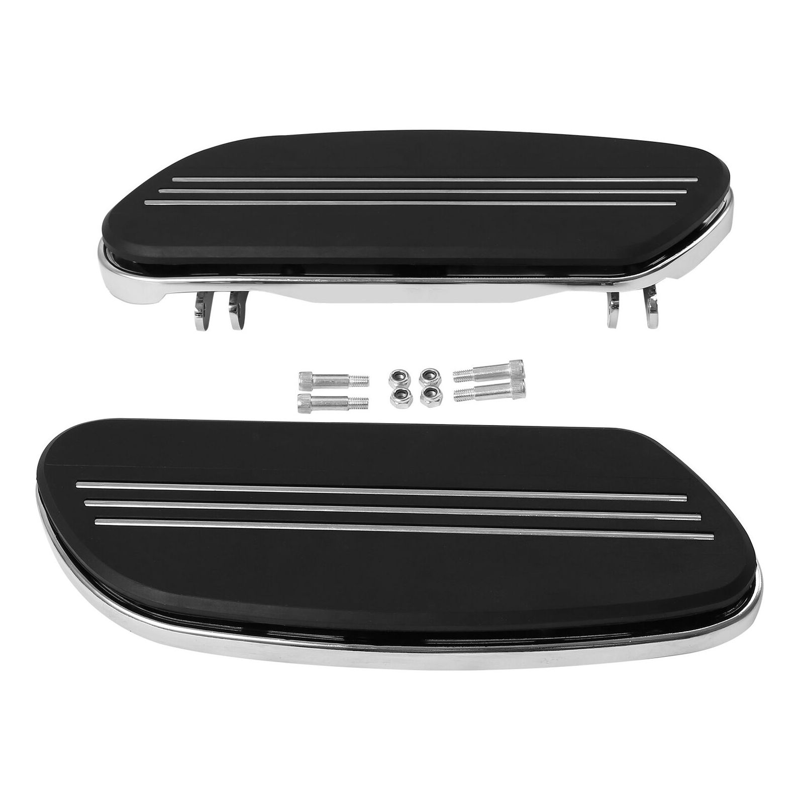 For 2015-2016 Harley-Davidson Electra Glide Low Chrome Driver Floorboard Kit