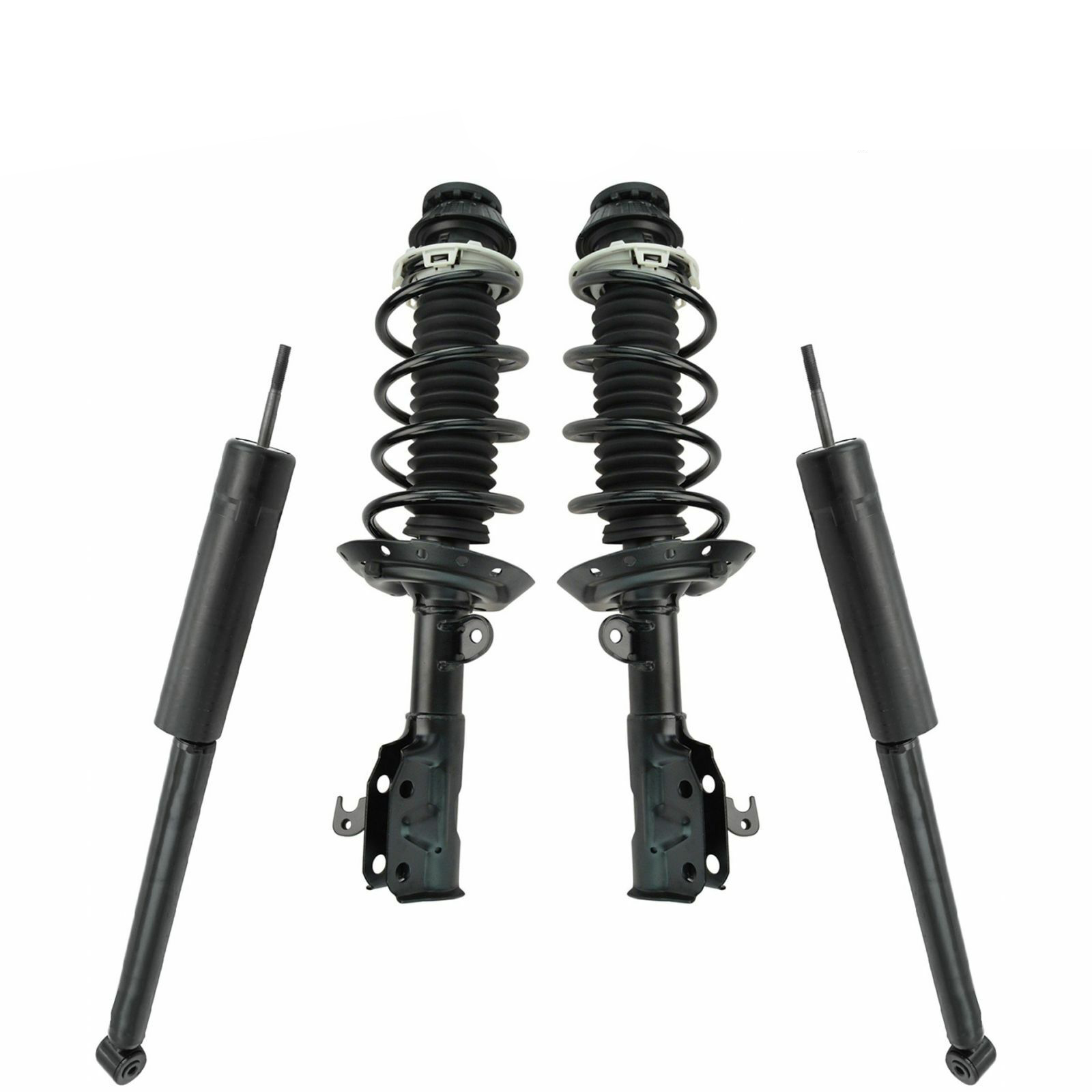 Complete Strut Spring Assembly Shock Front Rear Kit Pair Set Of 4 For Honda Fit