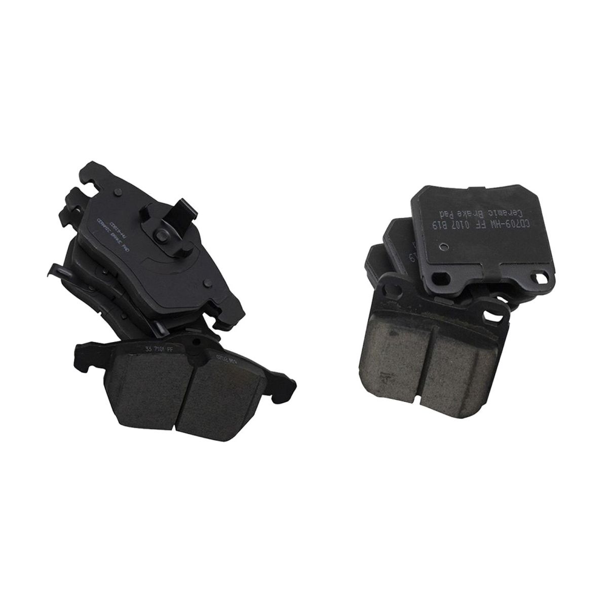 Front & Rear Posi Ceramic Disc Brake Pad Kit For 9-3 Saab Saturn
