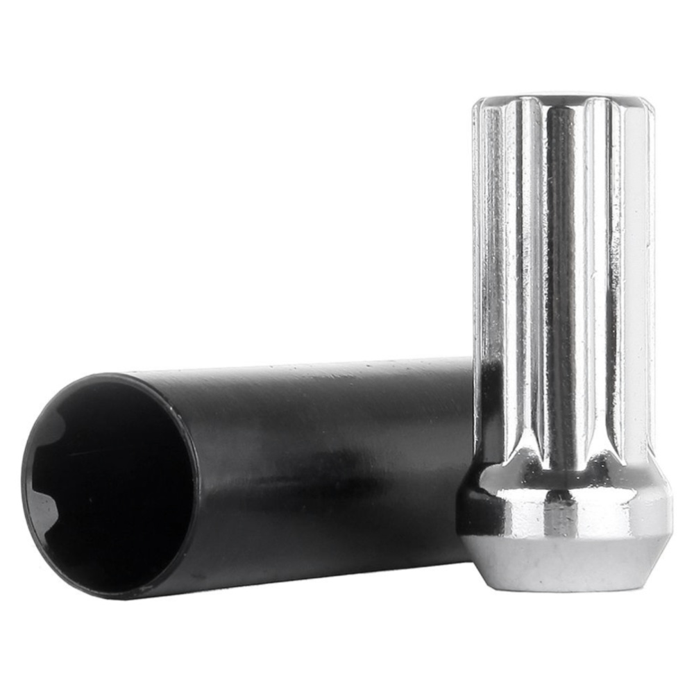 32 X Chrome 7 Spline Thread 14mmx1.5 Lug Nuts + 2 Keys For Ram 1500 2500 3500
