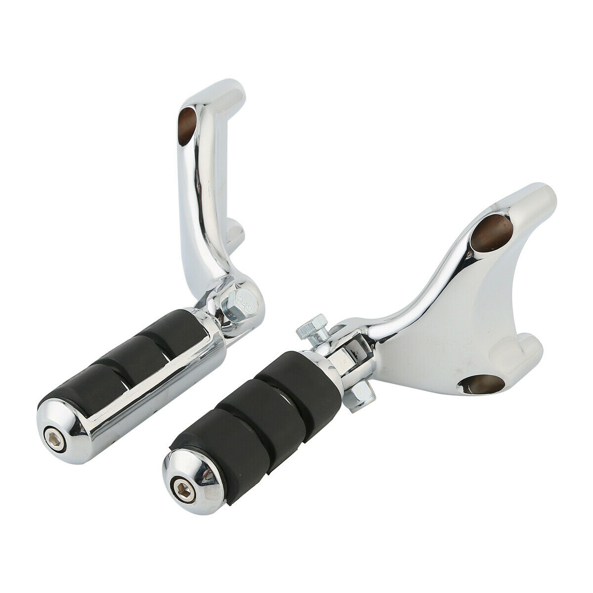 Chrome Rear Passenger Footpeg Pegs Mount For 2004-2013 Harley-Davidson
