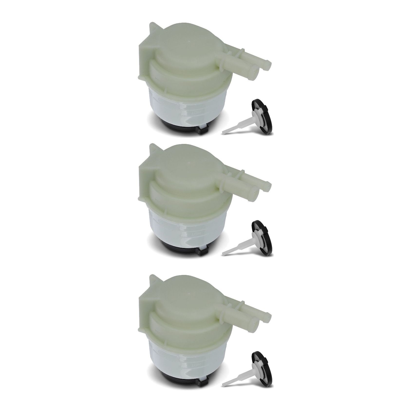 3 Sets Of - Power Steering Reservoir W/ Cap For Toyota Avalon Camry Solara Lexus