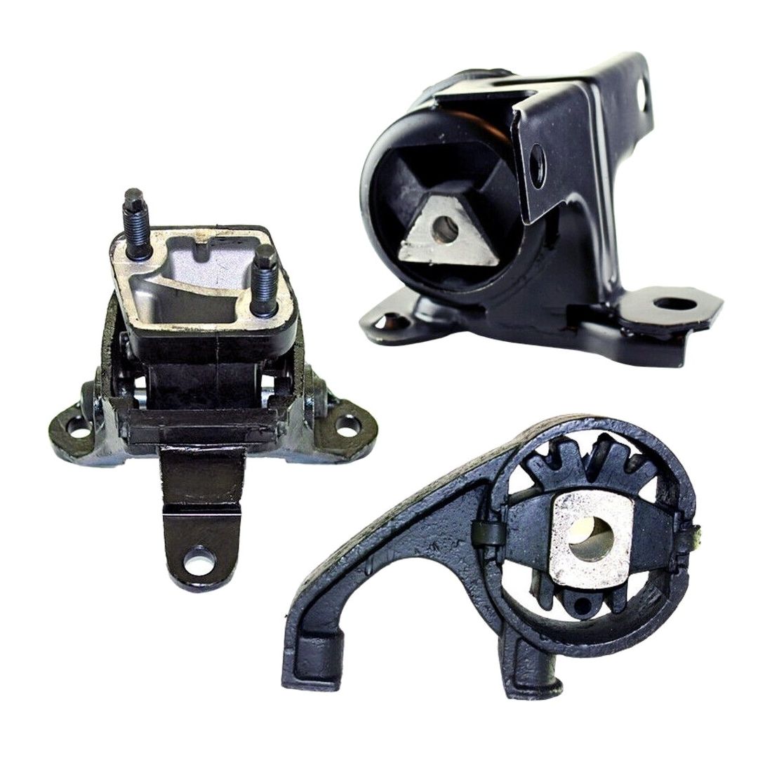 Front, Rear Auto Trans Mounts & Right Engine Mount 3Pcs Fits Ford, Mercury 95-97