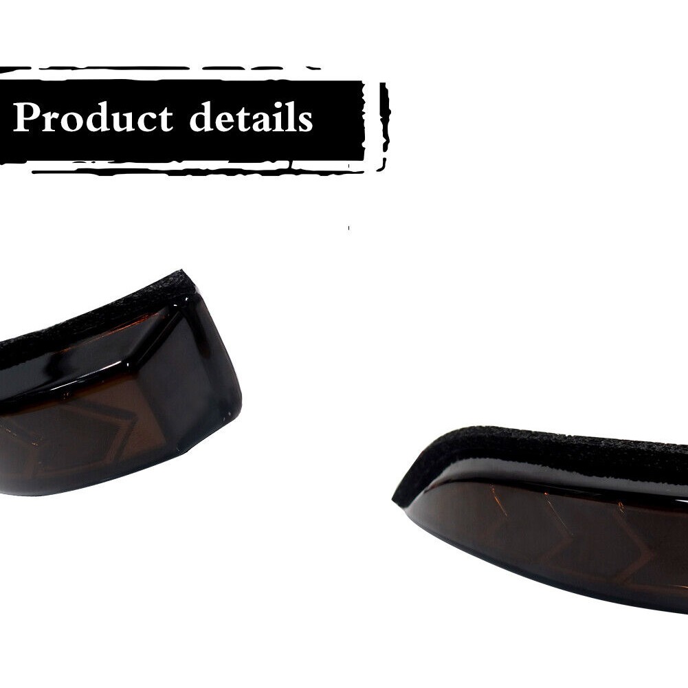 Smoked /Amber Side Mirror Sequential Signal Lights