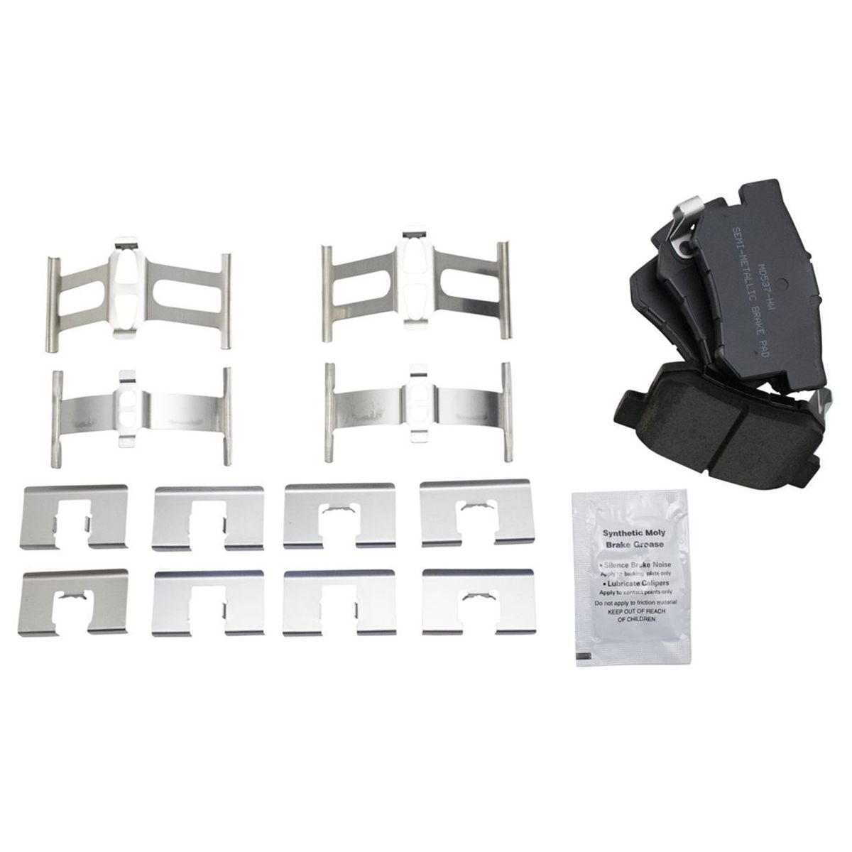For 10-13 SX4 Sport SE Sedan Rear Posi Semi-Metallic Brake Pads & Rotor Kit