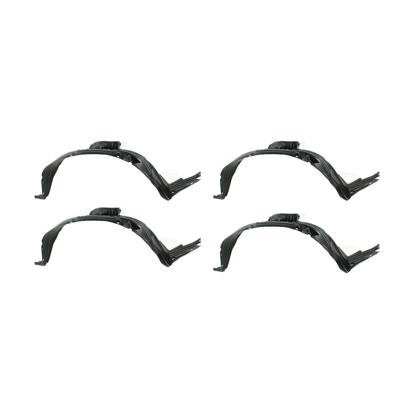 4 Sets Of - Splash Shield For Nissan 2004-2009 Quest Mini Passenger Van Front