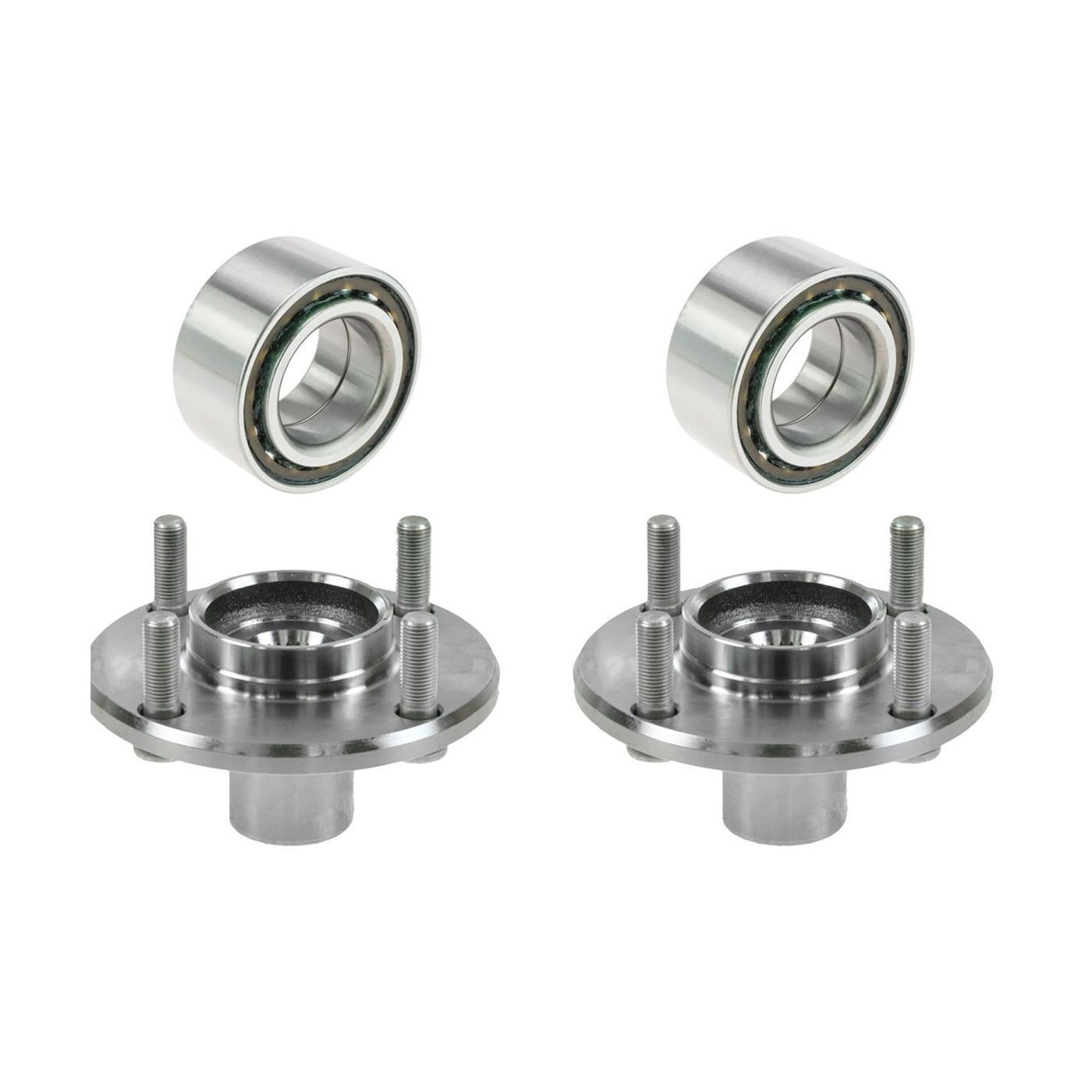 Front Wheel Hub & Bearing Kit Set For 99-02 G20 Sedan 98-01 Altima Sedan W/ABS