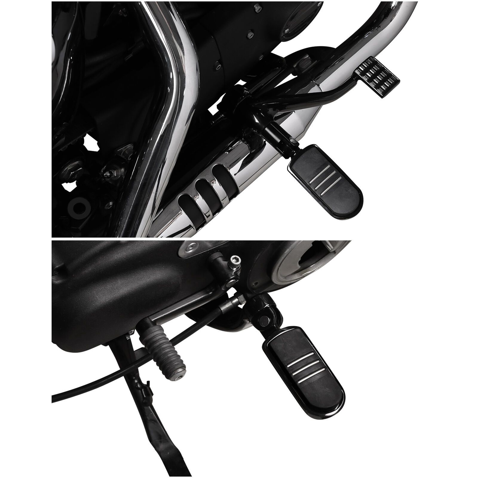 Mid For 2004-2013 Harley-Davidson Sportster 1200 Foot Pegs Levers