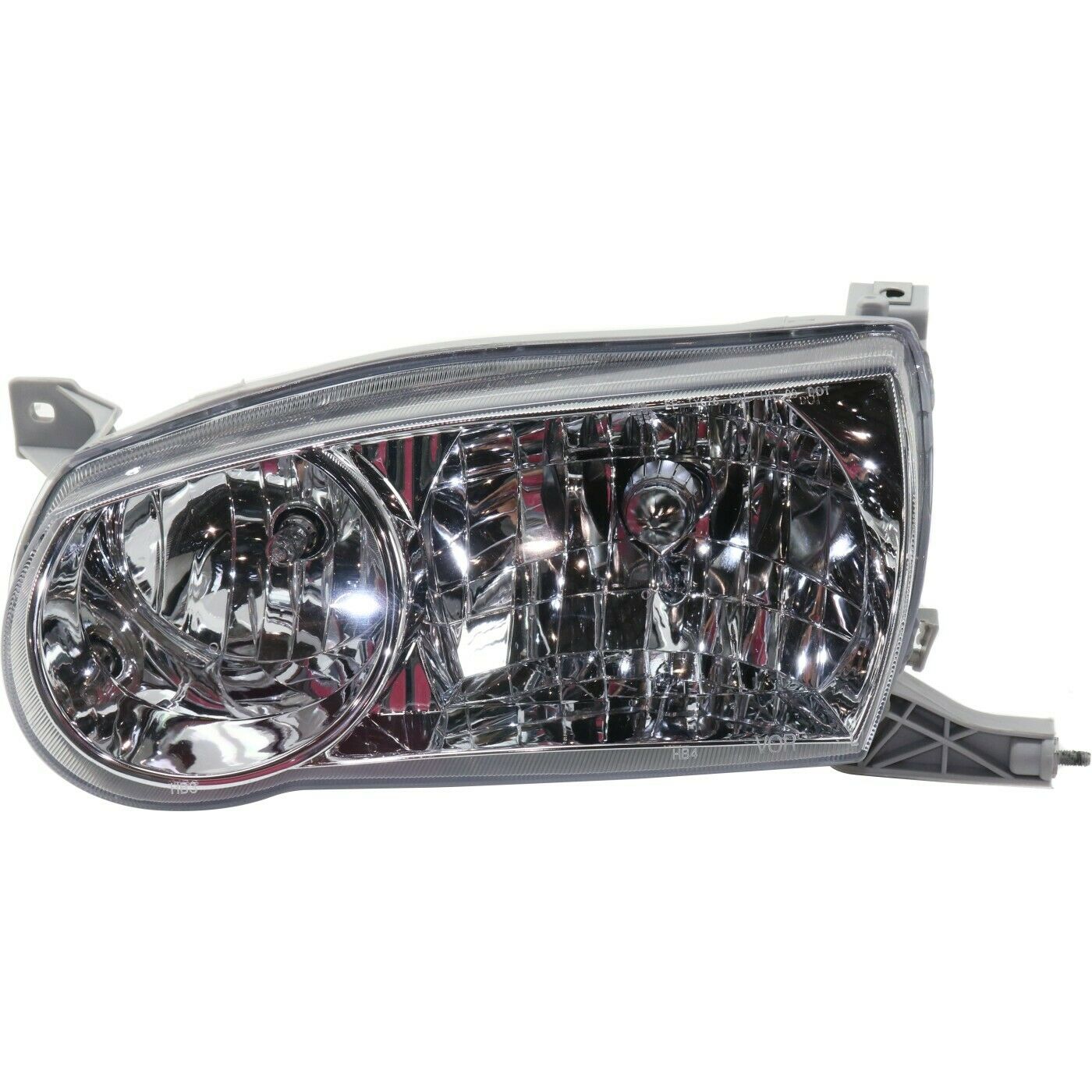 Headlight Set For 2001-2002 Toyota Corolla Sedan Left And Right With Bulb 2Pc