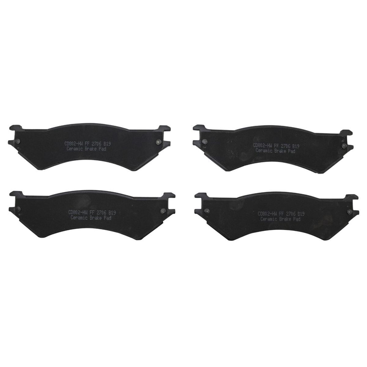 Rear Ceramic Disc Brake Pad Kit For 99-07 Econoline Van E250 E350