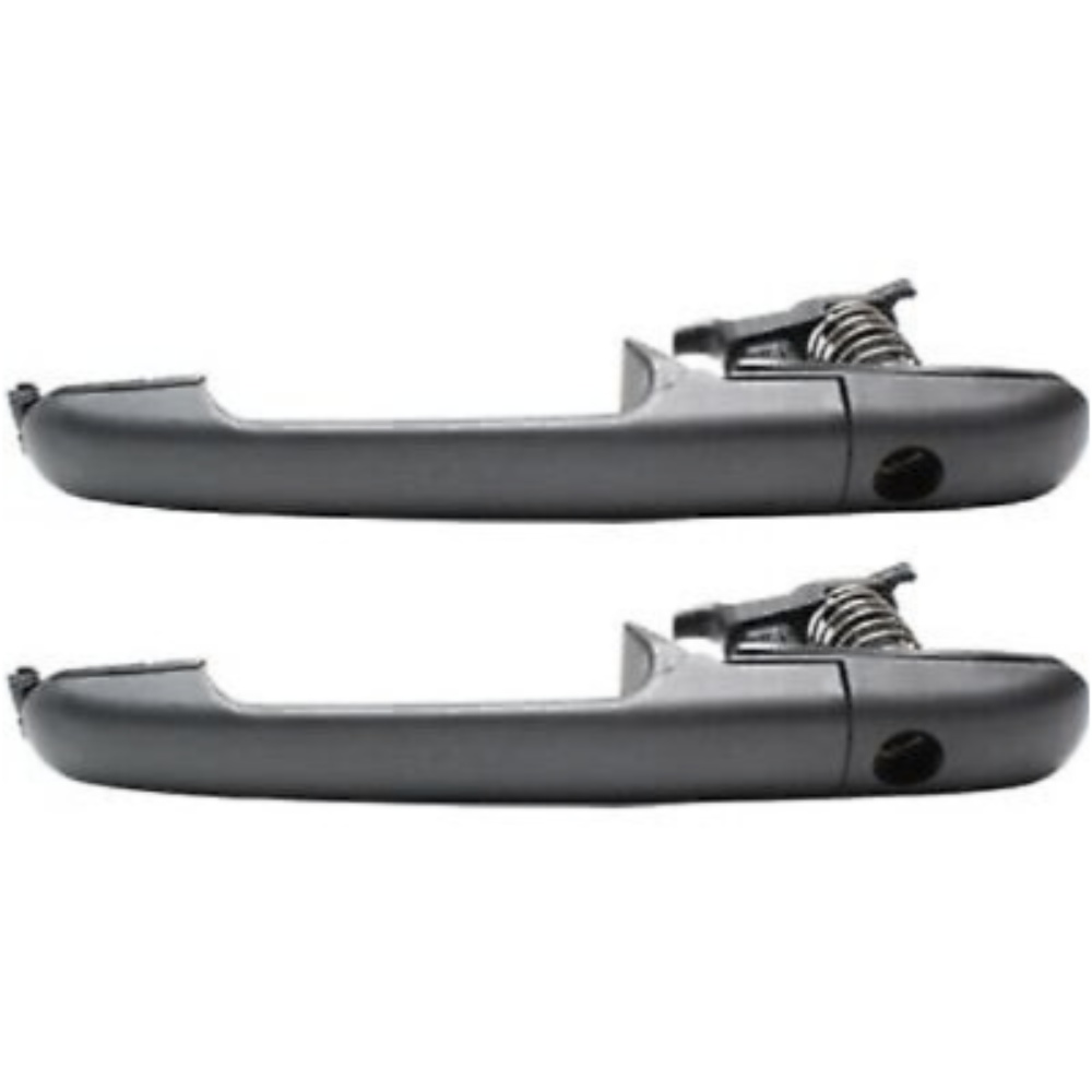 Door Handles 2pcs Rear Driver & Passenger Side Sprinter Black Left Right Pair