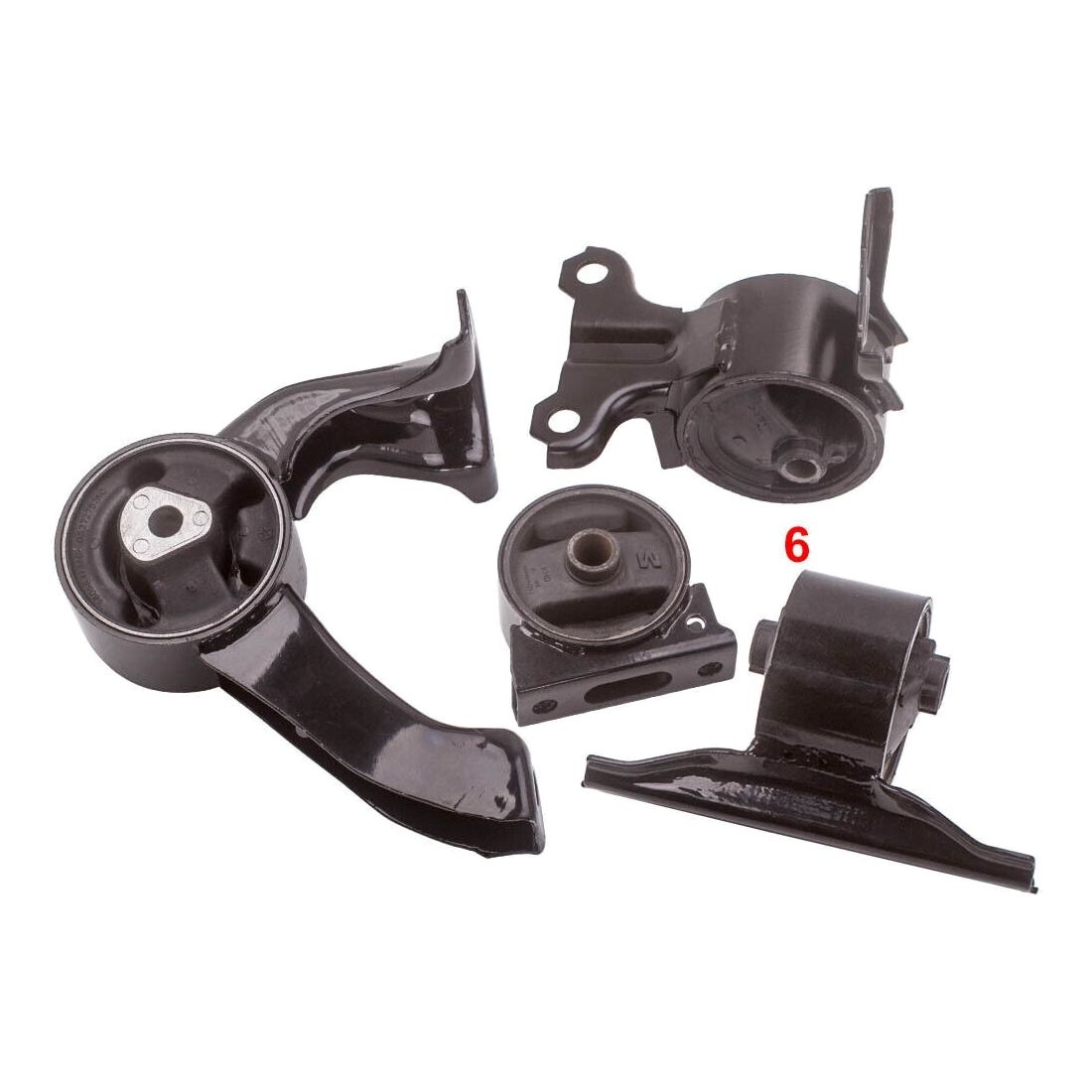 4X Engine Motor Mount & Transmission Mount For 07-16 Patriot Mk) L4 2.4L 2.0L