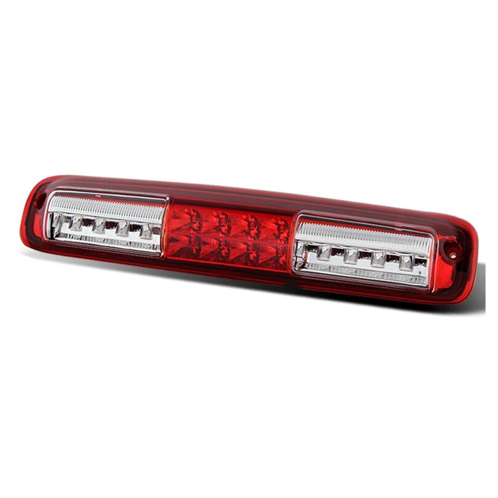 For 1999-2006 Chevy Silverado GMC Sierra Red Clear LED 3rd Brake Light Lamp