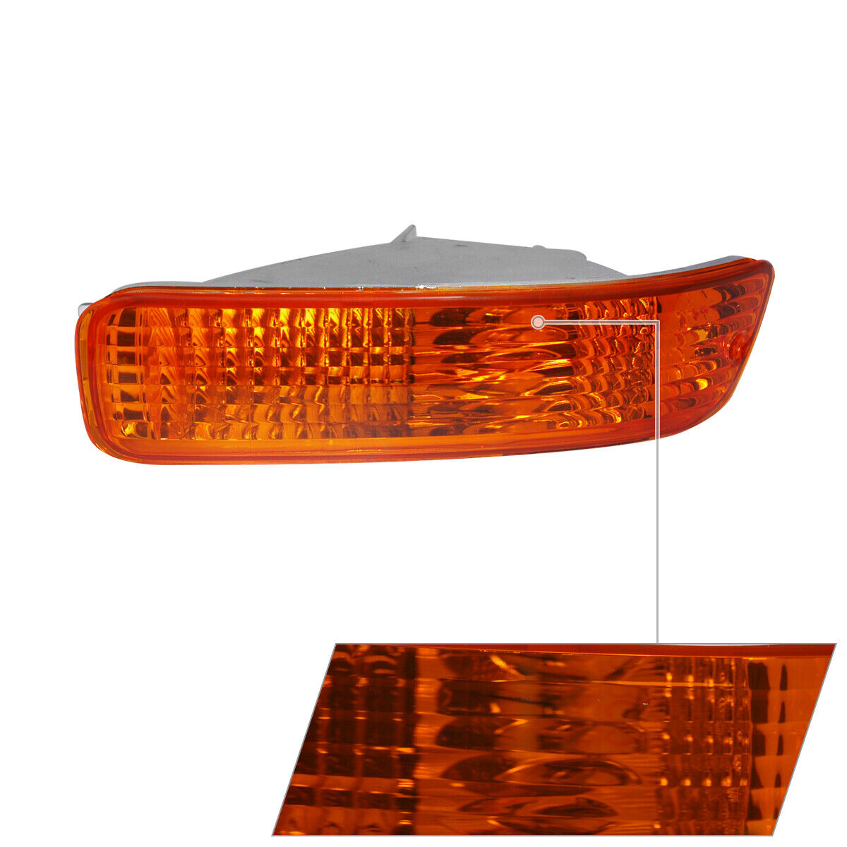 2 Sets Of - Amber Bumper Lights Signal Parking Lamps