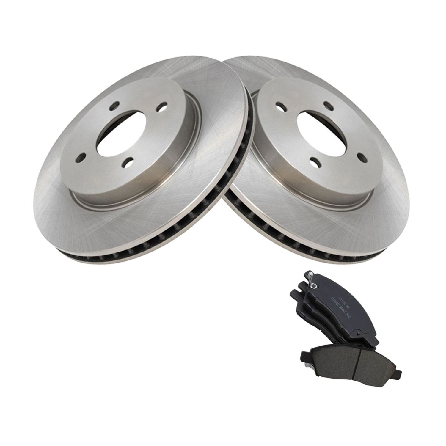 For 2012-2018 Nissan Versa Sedan Front Premium Ceramic Brake Pad & Rotor Kit W/