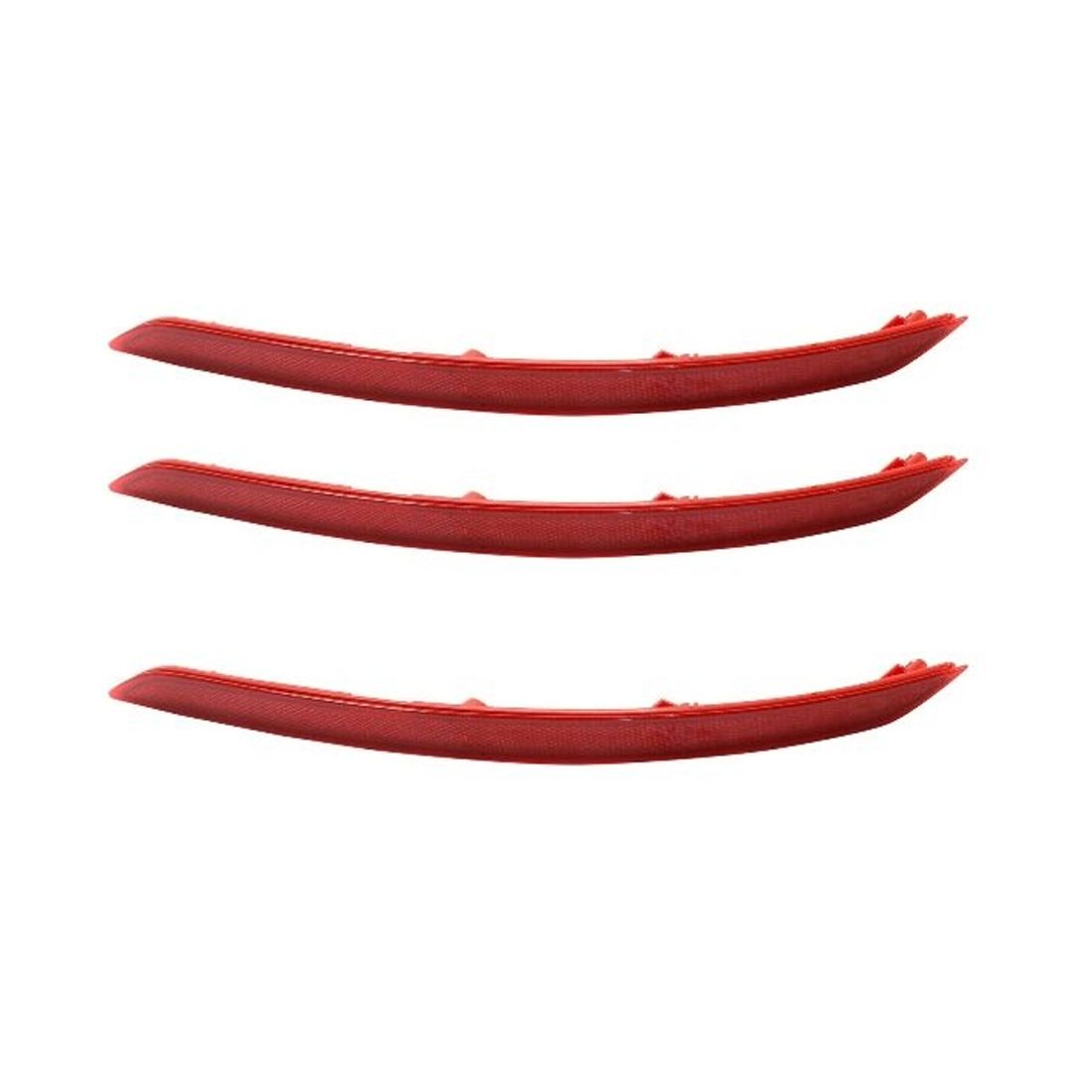 3 Sets Of - Bumper Reflector For 2017-2018 Hyundai Elantra Sedan Rear Passenger Side