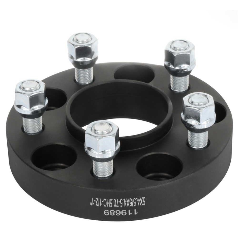 2-pcs 1" 5x4.5 1/2" Studs Wheel Spacers For Ford Lincoln Mazda Mercury