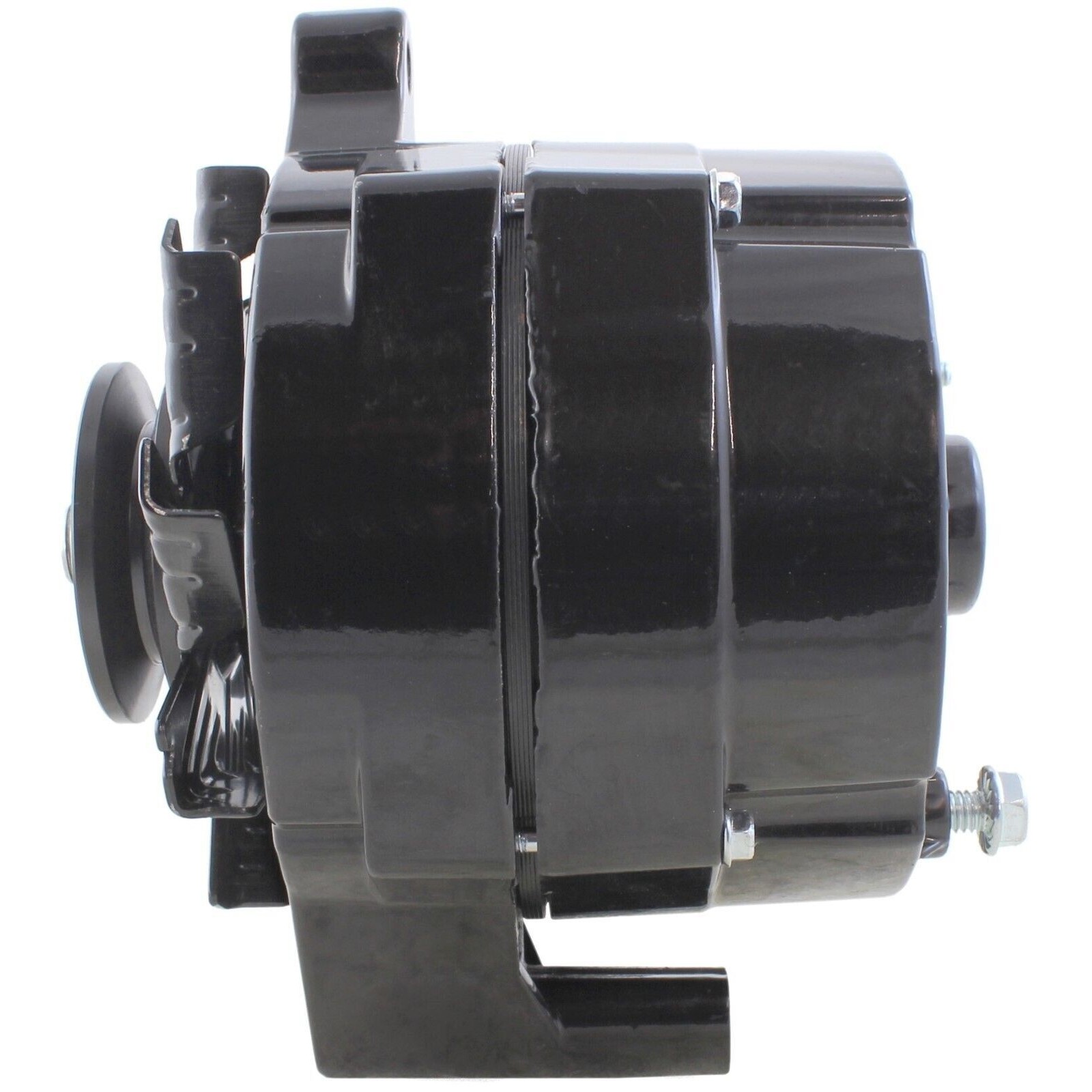 Wire Powdercoated Black Alternator 140 12 VOLT 1G Hybrid GM Style