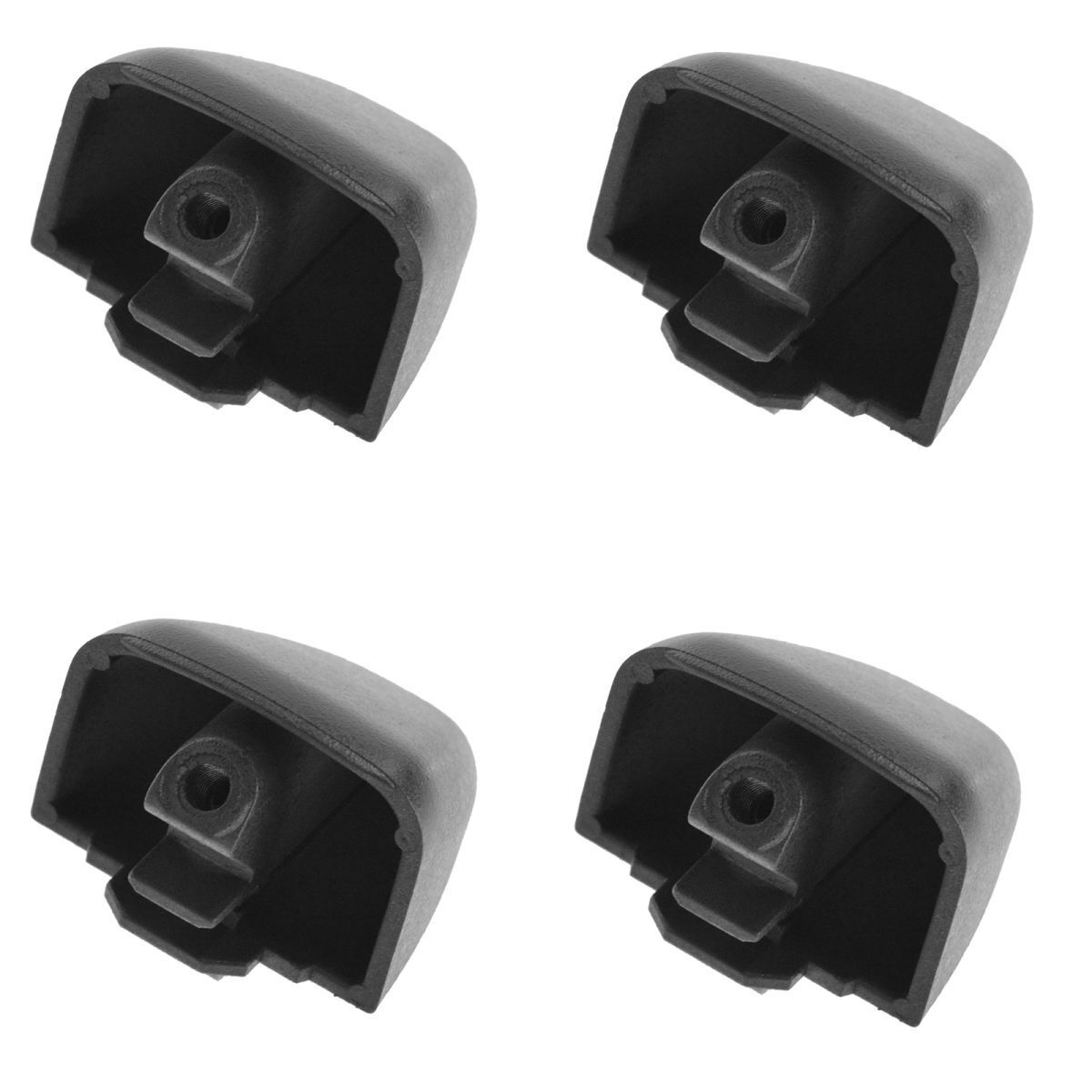 Door Handle Black Exterior Outside Front & Rear Set Of 4 For Hummer H3 H3T H3