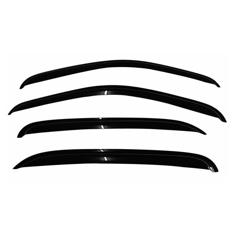 2 Sets Of - Fits 07-14 Chevy Silverado GMC Sierra Crew Cab Window Visors Rain Sun