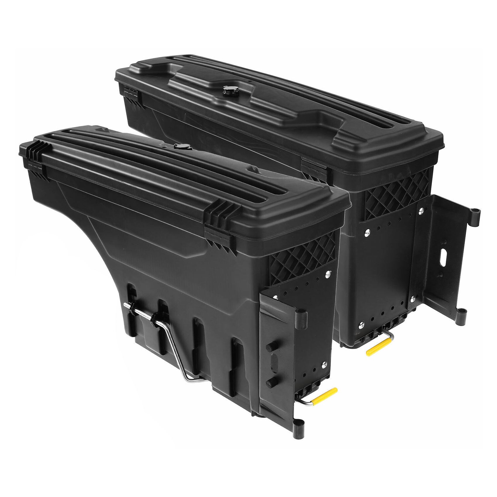 Left & Right Truck Bed Storage Box ToolBox For Chevy Silverado GMC Sierra 99-07