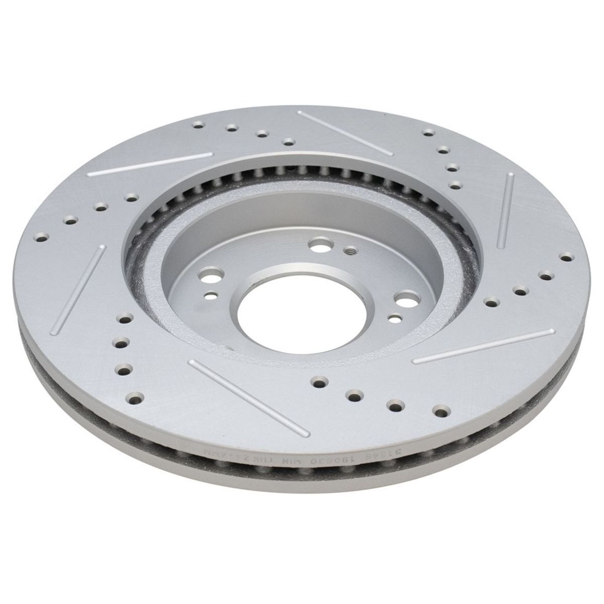 Performance Brake Rotor Drilled Slotted & Ceramic Pad Front & Rear Kit