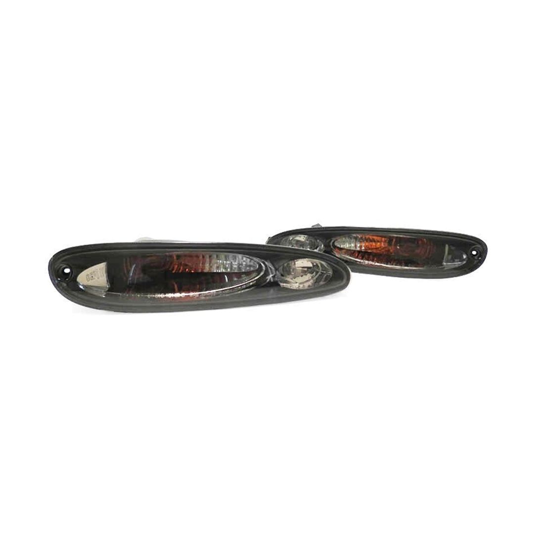 JDM Look Light Smoke Black Bumper Signal Light For 94-95 RX-7 R2 Coupe FD3S