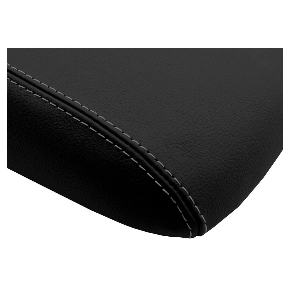 Console Lid Armrest Cover Leather For Chevrolet Trailblazer 02-09 Gray Stitch