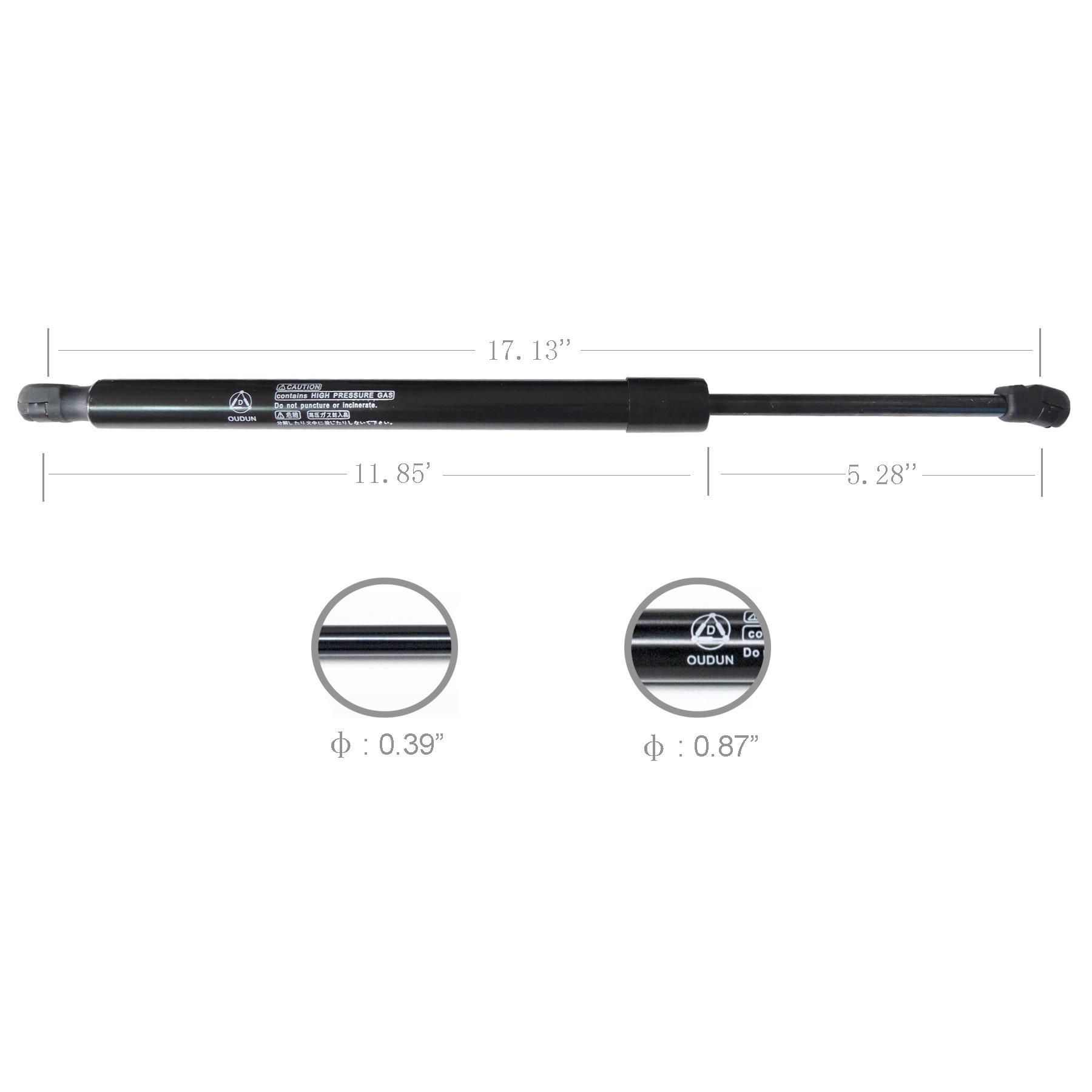 4 PCS - Rear Liftgate Hatch Lift Supports Strut Shock For 05-08 Dodge Magnum 61001226
