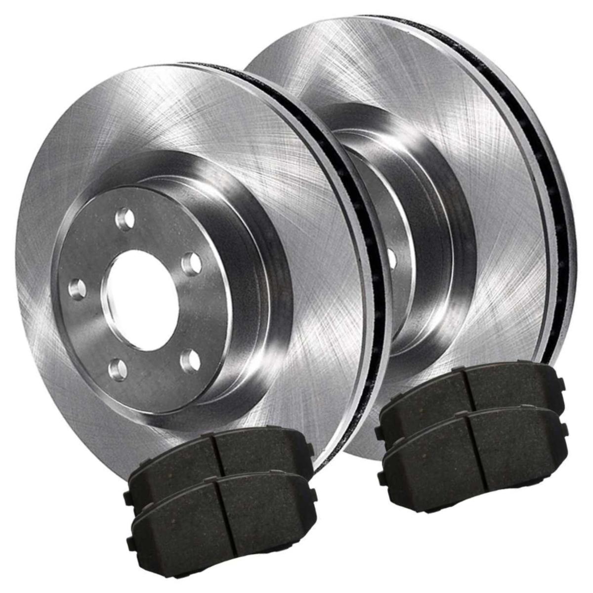 For 2007-2013 2014 Ford Edge 2007-2015 Lincoln MKX Front Rotors And Ceramic Pads