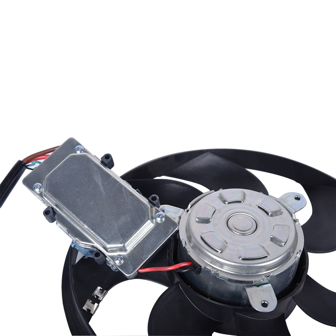 Radiator Cooling Fan Assembly Left For Audi Porsche Volkswagen 7L0959455F
