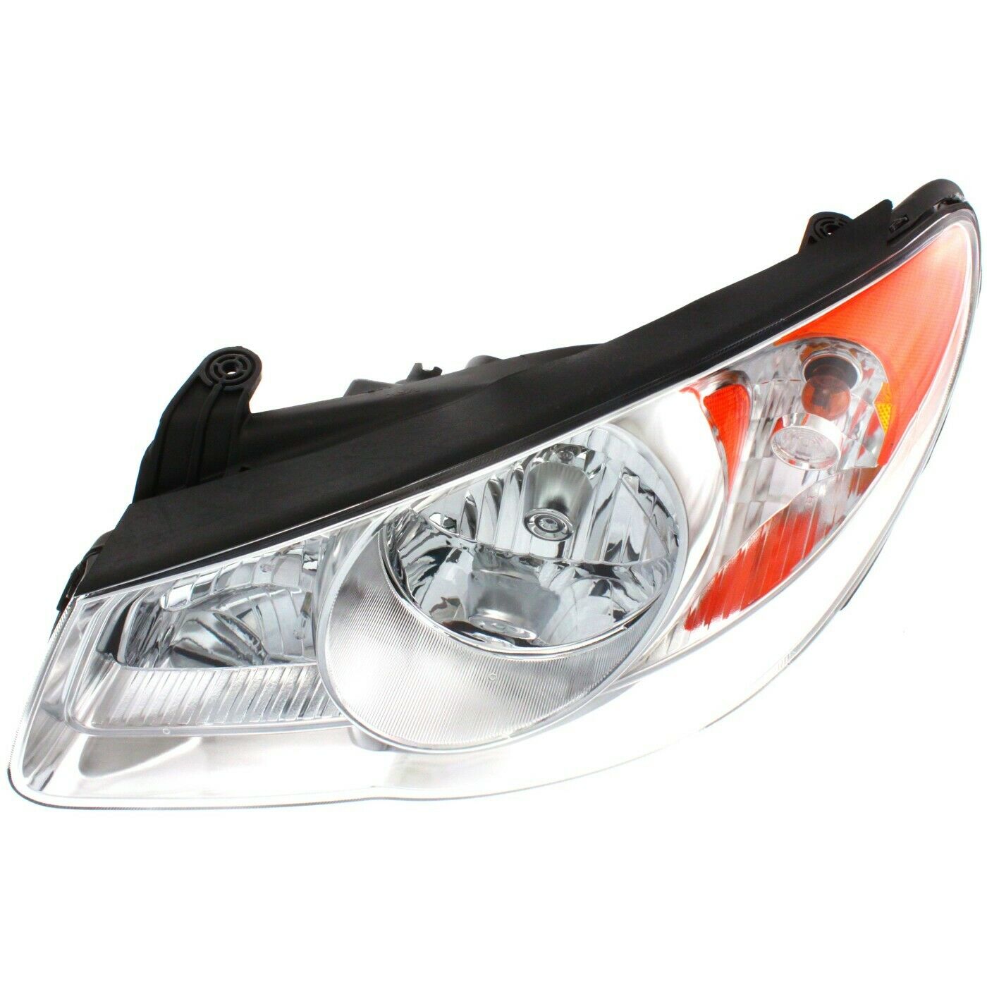2X LH&RH Headlight 07-09 Elantra Sedan 09 Elantra Hatchback Clear Lens With Bulb