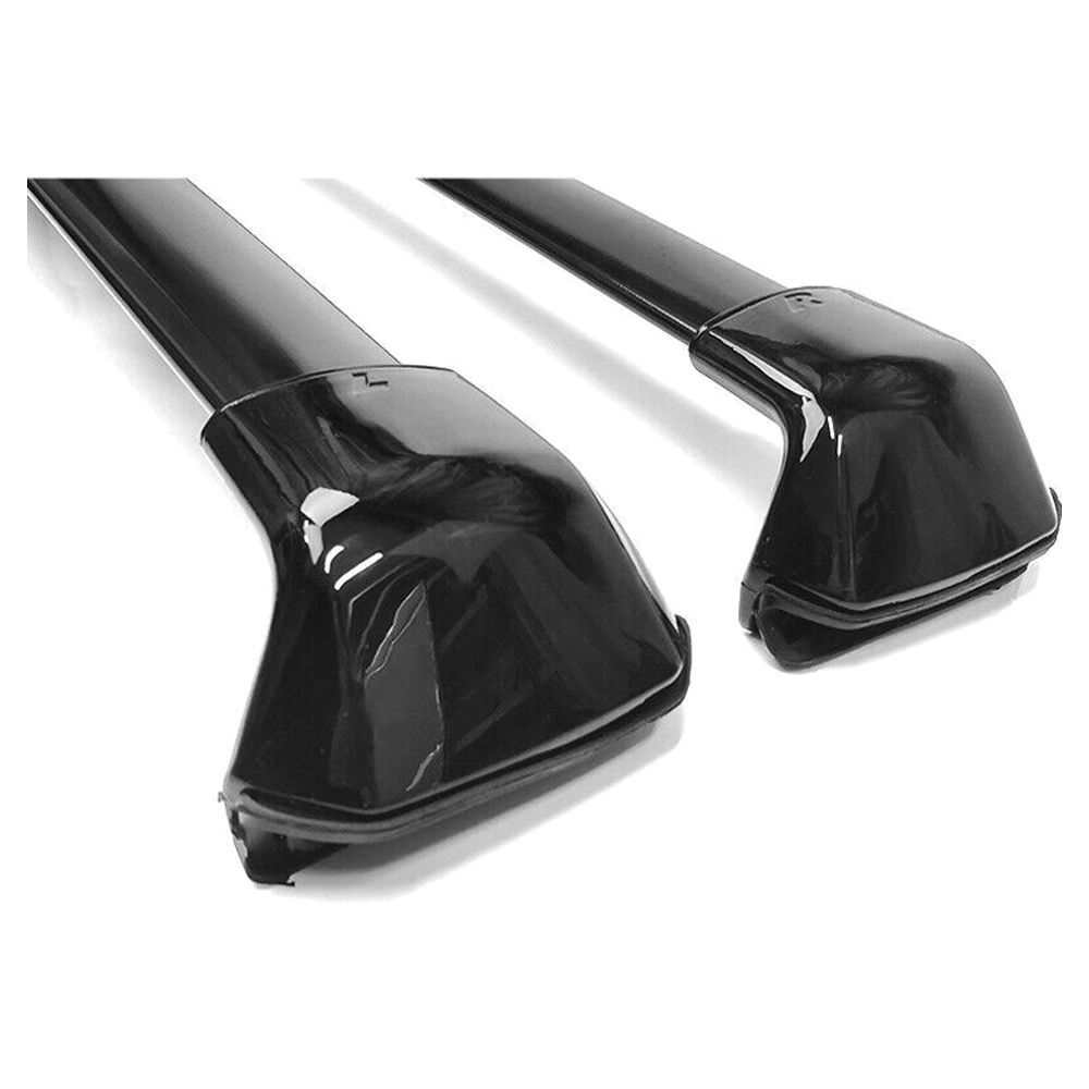 Fits 12-16 Honda CRV CR-V 2PCS Top Roof Rack Cross Bars Rails Black OE Style