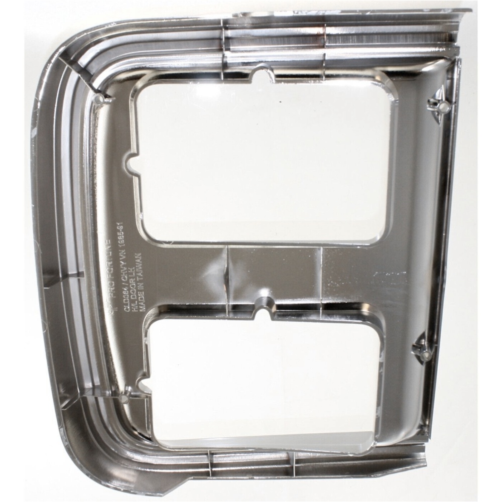2 Sets Of - Chrome Headlight Headlamp Trim Bezel Driver Side Left For Chevrolet GMC