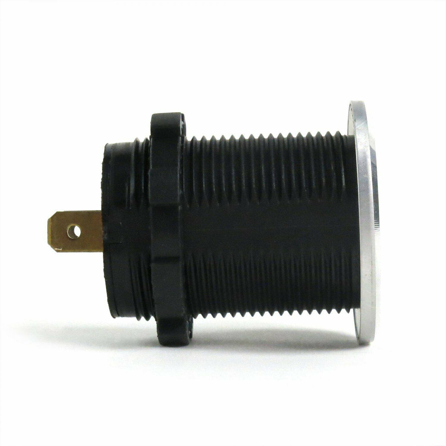 3 Sets Of - Black Dash Mount Dual Port USB Charger - Replaces Cigarette Lighter